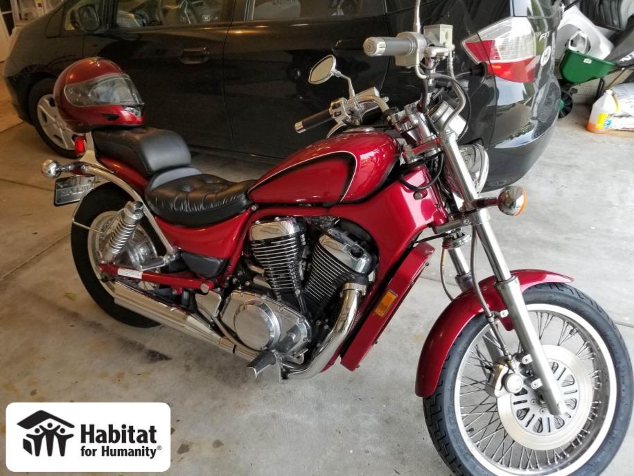 2001 Suzuki Intruder donated to Habitat