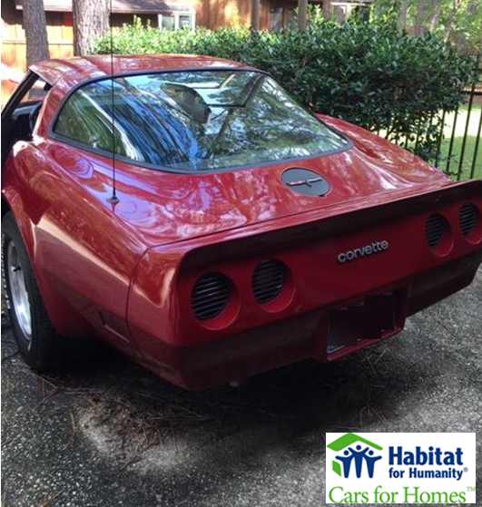 1980 Chevy Corvette Donated to Fayetteville Habitat for Humanity