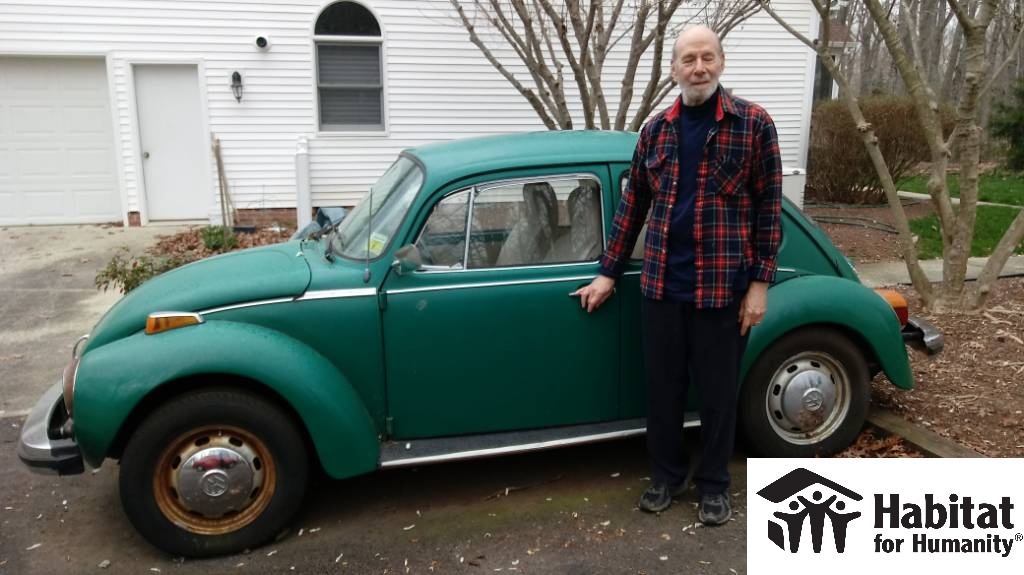 1974 Volkswagen Beetle Donated to Habitat for Humanity