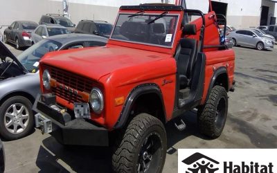 Ford Bronco Donated to Habitat for Humanity