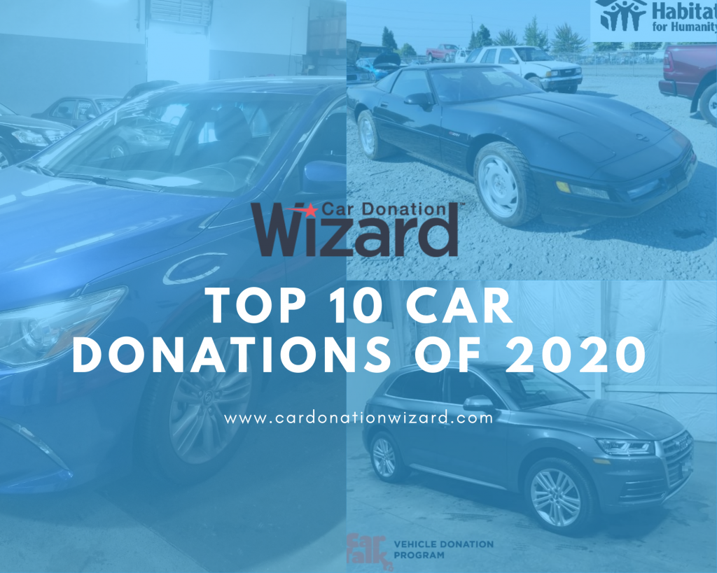 Top Ten Car Donations of 2020