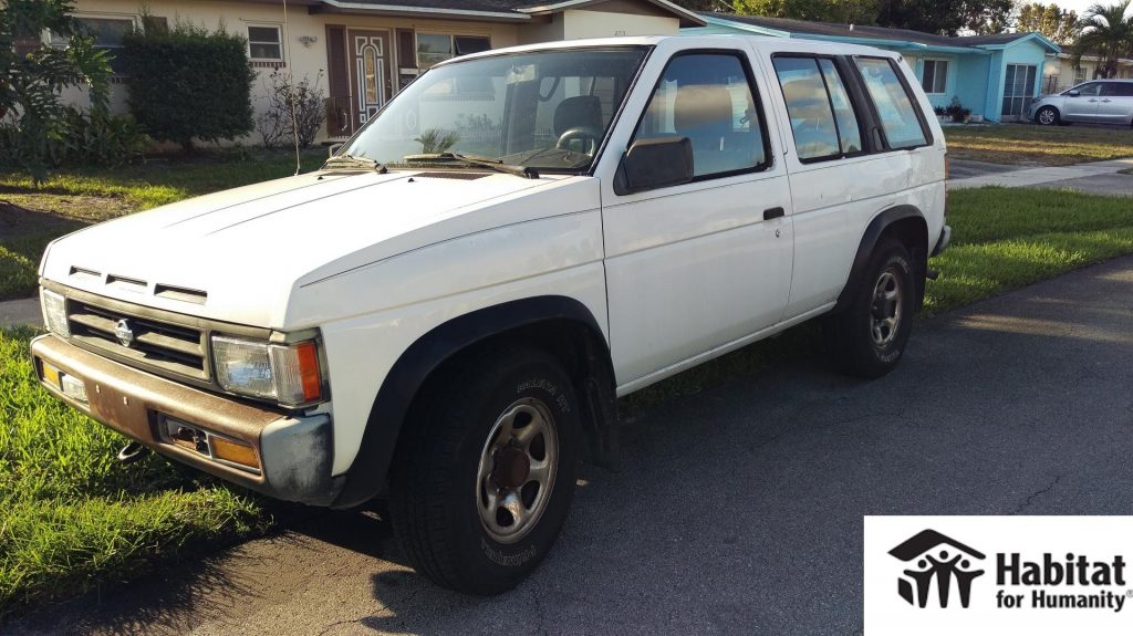 1998 Nissan Pathfinder donated to Habitat for Humanity
