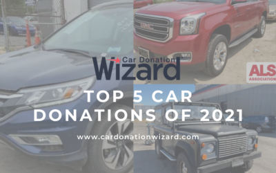 Top 5 Grossing Car Donations of 2021