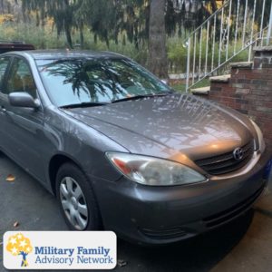 2002 Toyota Camry donated to MFAN