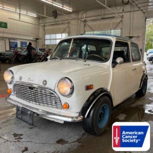 1979 Mini Cooper donated to American Cancer Society