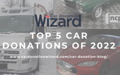 Top 5 Grossing Car Donations of 2022