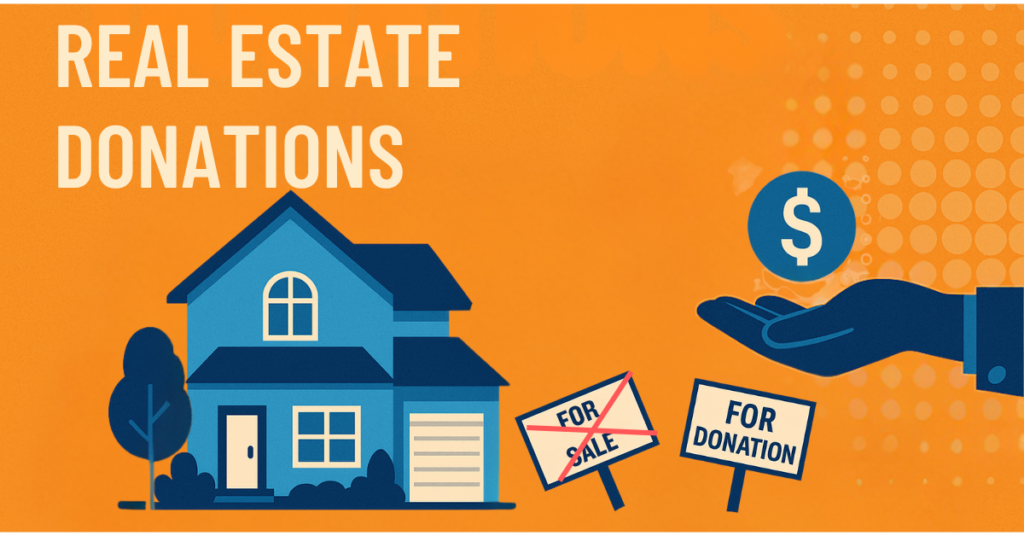 Real Estate Donation to benefit charity