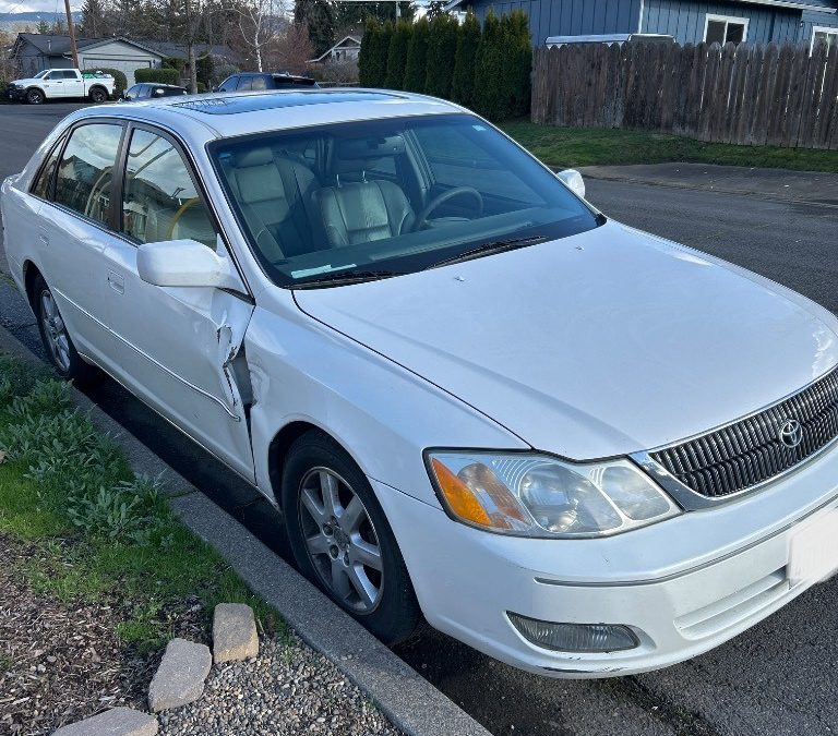 Ki’s 2001 Toyota Avalon Donated to American Cancer Society