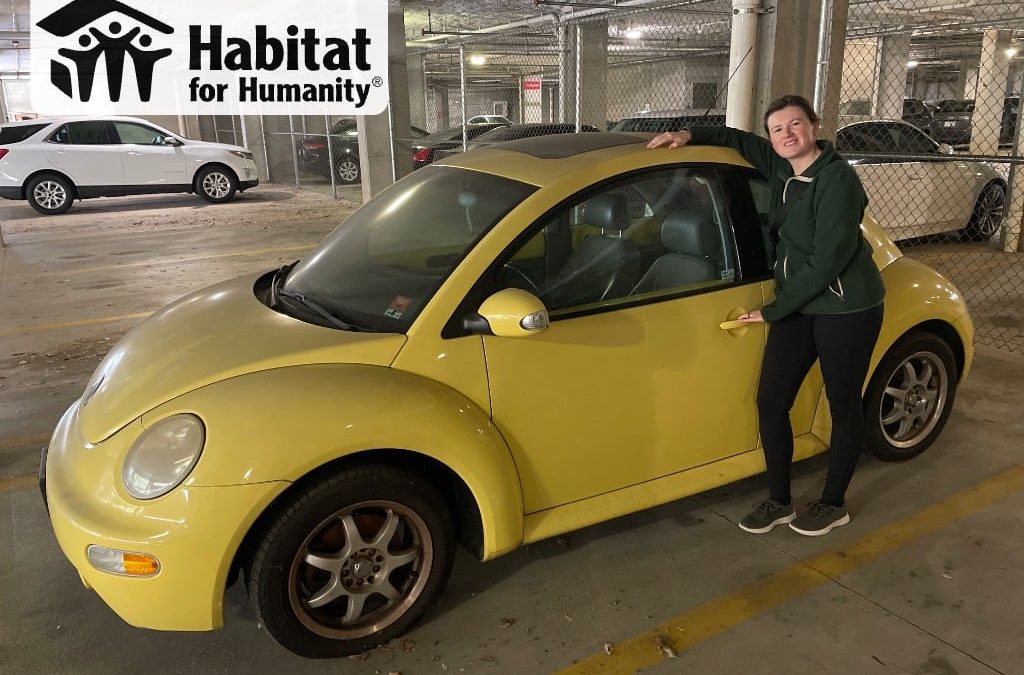 Madison’s 2004 Volkswagen New Beetle Donated to Habitat for Humanity of Wake County