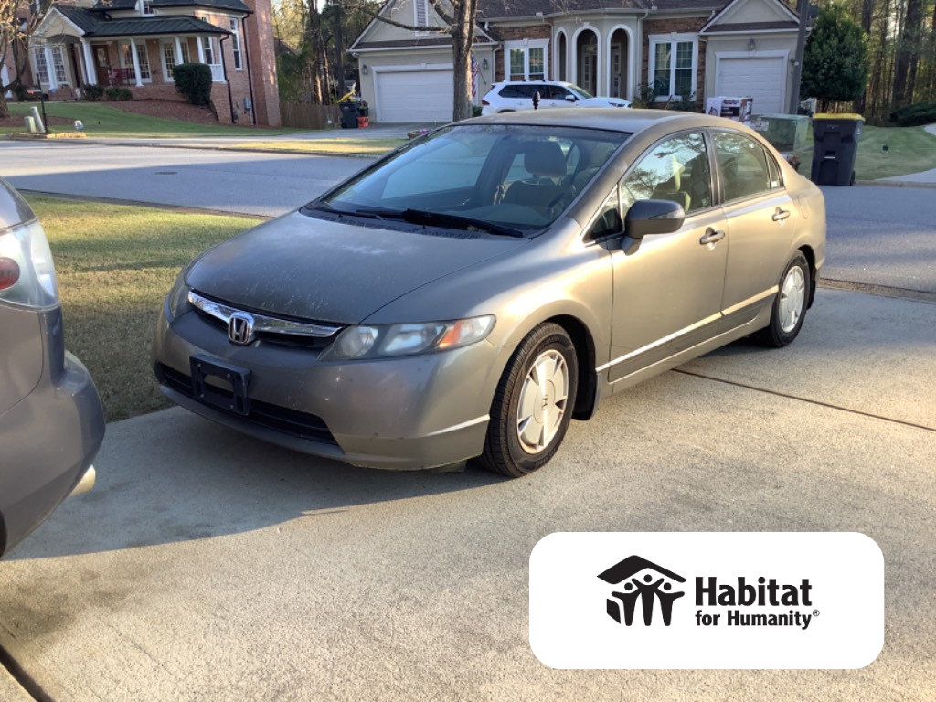 2006 Honda Civic Donated to Habitat for Humanity